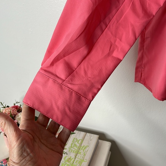 Columbia PFG Women’s Tamiami II LS Button-Up Shirt in melon color, size XL, NWT. - Picture 2 of 13